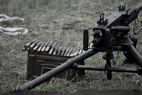 Man Made Browning M2 Machine Gun Hd Wallpaper