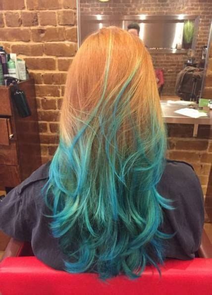 Brown to red/burgundy ombre hair. Hair ombre copper natural red 40 ideas | Hair dye tips ...