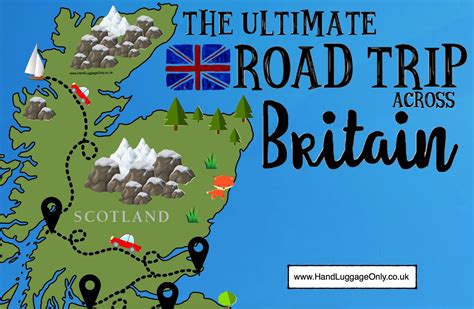 26 Best Places In Britain To Visit Road Trip Map Road Trip Trip