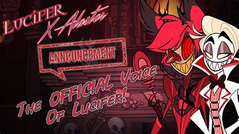 The OFFICIAL VOICE OF LUCIFER Hazbin Hotel YouTube