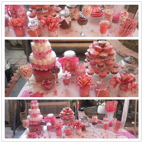 Pink Candy Buffet I Did For My Cousins Baby Shower Pink Candy Buffet