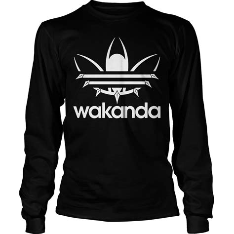 Black Panther Wakanda Adidas Logo Shirt Kutee Boutique