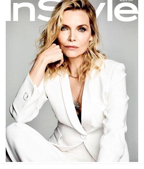 Michelle Pfeiffer For Instyle Hair By Richard Marin Poses 60 Year Old