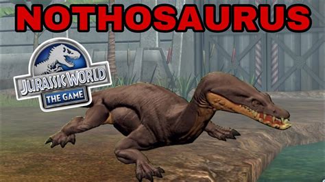 New Nothosaurus Jurassic World The Game Jurassic Workd Camp