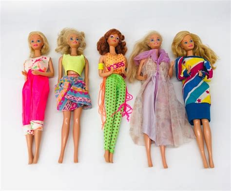 vintage barbies 1980s barbie 1990s barbie sold etsy