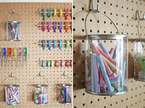 Pegboards are such a great way to add storage…. Pegboard Accessories For Craft Room | Bruin Blog