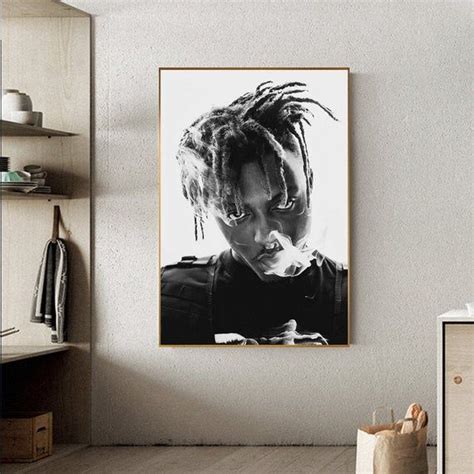 Juice Wrld Rapper Music Star Poster Canvas Painting Wall Art Picture