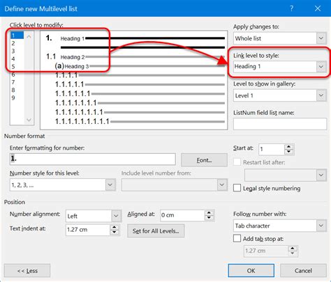 Dual Multilevel Numbering In Word How To Set It Up Correctly
