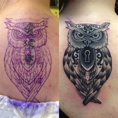 Owl Neck Tattoo Tattoo Cover Up Tattoo Lettering Body Tattoos Tattoos And Piercings Chinese