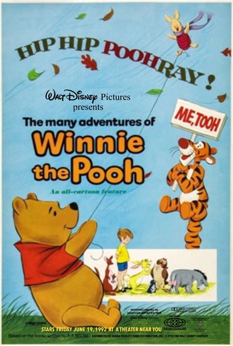 Opening To The Many Adventures Of Winnie The Pooh 1992 Theater Regal