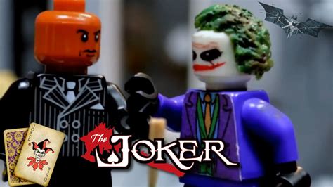 Lego The Dark Knight Jokers Pencil Trick Scene Youtube