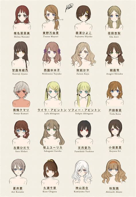 Anime Hairstyles Drawing Hair Tutorial Drawing Reference Drawings