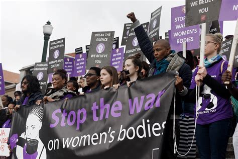When a society reaches a certain point in economic wealth and status where its citizens have nothing better to do then disapprove or object something not of there own business. Silent protest to condemn GBV | UCT News