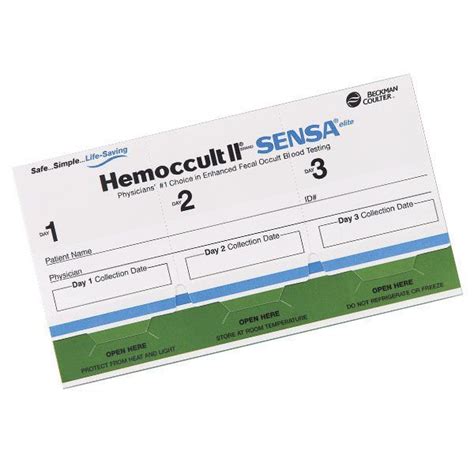 Health Management And Leadership Portal Fecal Occult Blood Rapid Test