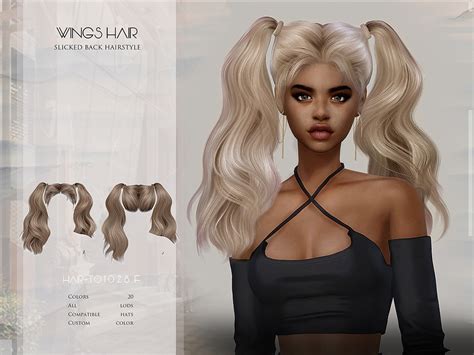 Nightcrawler Zara Hair The Sims 4 Download Simsdomination In 2021 734
