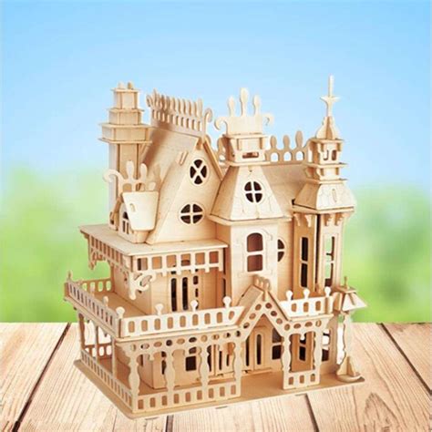 Diy miniature house kits come in numerous sizes, so it is critical to search for one that matches the extents of your kid's dolls. DIY Dollhouse Miniature Kit Wooden Model Puzzle Victorian ...