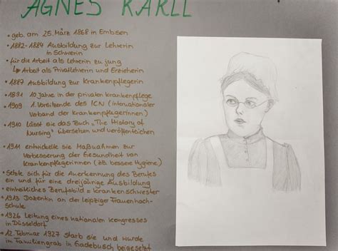 Gekündigt und bin ich derzeit auf jobsuche an meinem neuen wohnort (stadt). 150. Geburtstag Frau Oberin Agnes Karll | Förderverein der ...