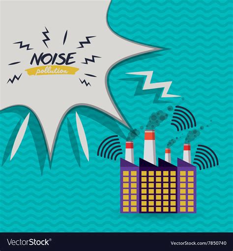 Noise Pollution Design Royalty Free Vector Image