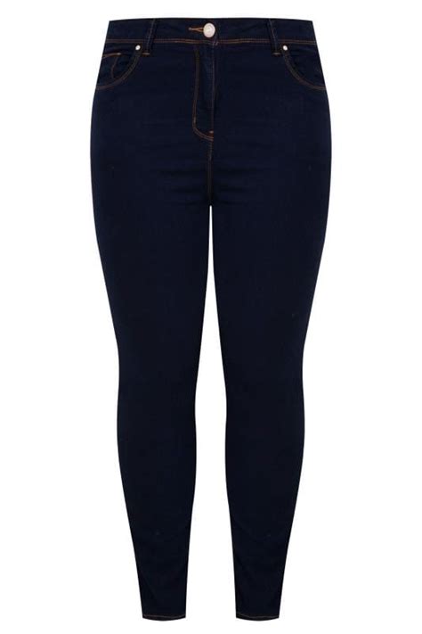 Indigo Blue Skinny Ava Jeans Plus Size 16 To 32 Yours Clothing