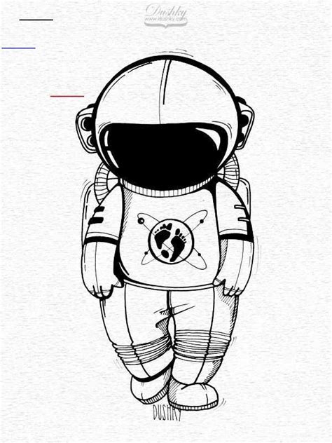 Spacedrawings Astronaut Art Astronaut Illustration Space Drawings