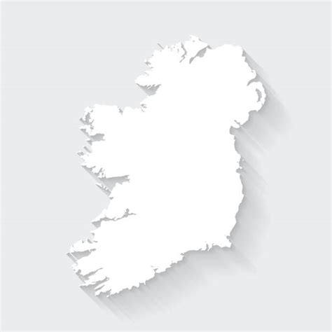 Ireland Map Outline Clip Art Illustrations Royalty Free Vector