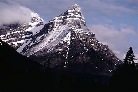 Mt Chephren In The Canadian Rockies