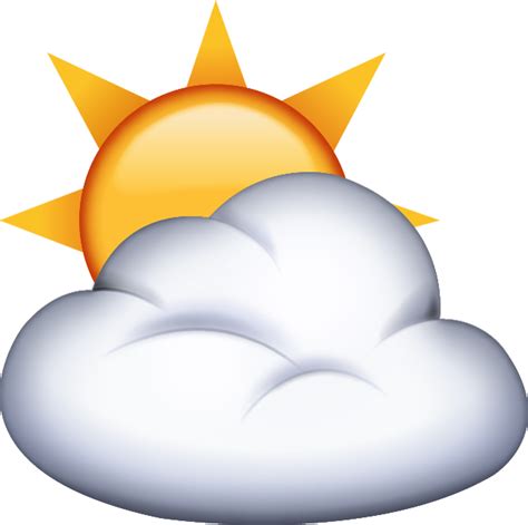 Sun And Cloud Background Png Png Mart