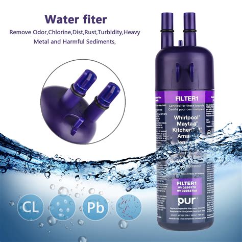 This part is also known. New Refrigerator Water Filter W10295370 W10295370A ...