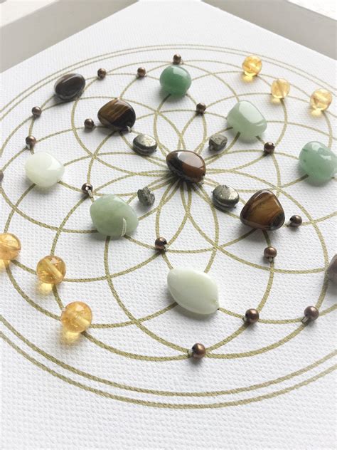 Here are a few tips for getting the most out of your crystals: Money crystals, attract prosperity with a framed crystal grid (With images) | Crystal grid ...