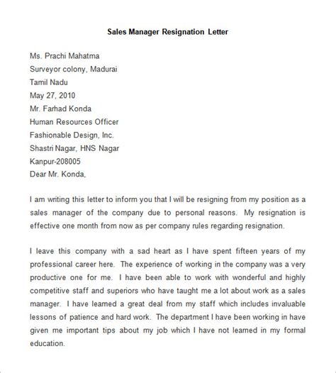 resignation letter template   word  documents