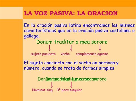 Oracion Pasiva En Latín