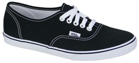Vans Authentic Lo Pro Womens Shoe Black True White For Sale At