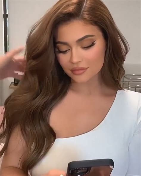 Kylie Jenner Brown Hair Wig Kylie Hair Brunette Hair Color Brown