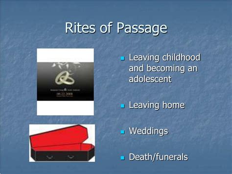 Ppt Rites Of Passage Powerpoint Presentation Free Download Id1391147