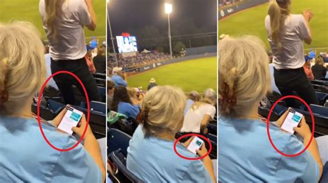 Womans Explicit Sexting Goes Viral At Baseball Game Video Game 7