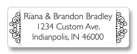 A variety of sizes and styles are available. Return Address Label - VVIXCI