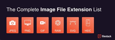 The Complete Image File Extension List for Developers | Filestack Blog