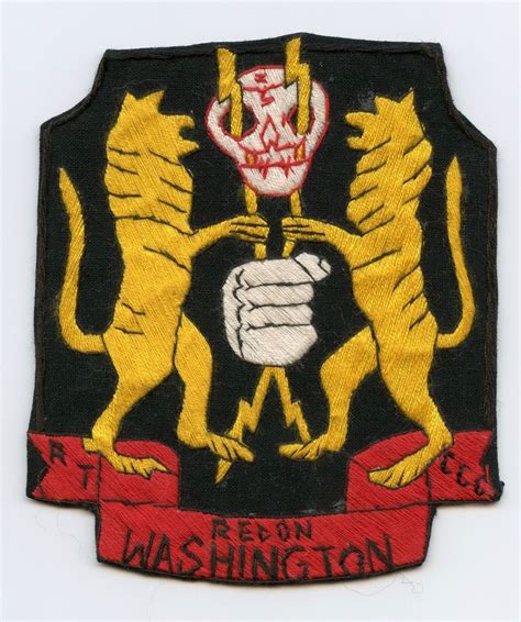 Vietnam War Recon Team Washington Vietnamese Hand Embroidered Mac V Sog