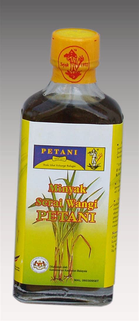 Antara serai wangi ataupun serai biasa memiliki ciri dan juga kegunaan yang berbeda. Maajun Petani: Minyak/Ointment/Massage Oil