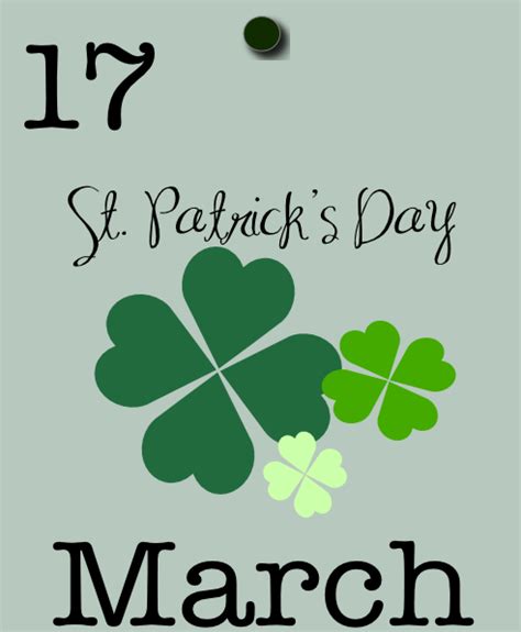 Saint Patricks Day Reminders Large Traditions To Start