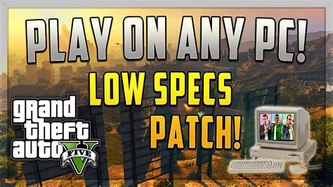 Gta 5 Pc How To Play Gtav On Low Specs Play Gta 5 Pc