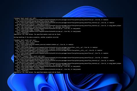 Ways To Fix Importerror The Specified Module Could Not Be Found