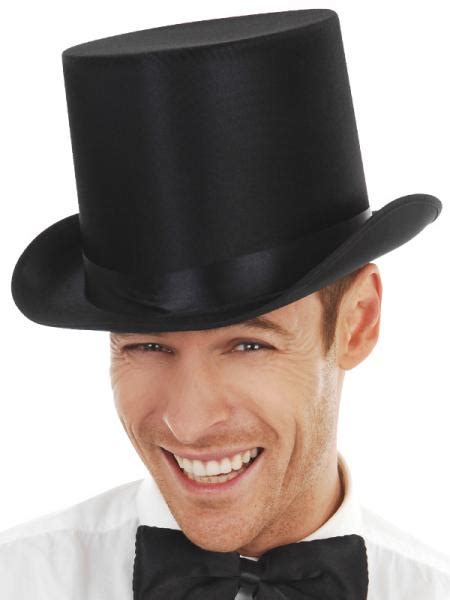 Lincoln Satin Black Top Hat Creative Costumes