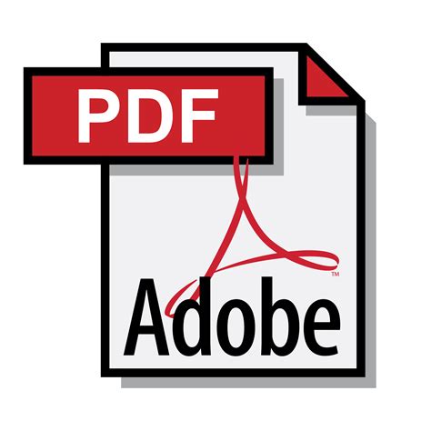 Adobe Pdf Logo Png Transparent And Svg Vector Freebie Supply