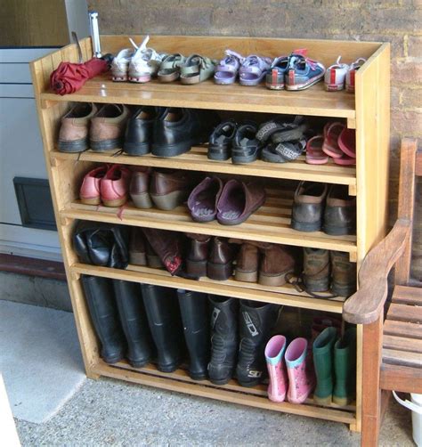 Nicks Shoe Boot Rack Wood Supplied By The Wood Shop Made By Others