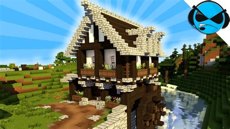 Minecraft How To Build A Medieval Watermill Easy Tutorial Youtube