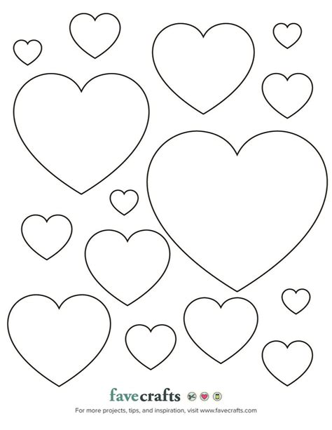 Printable Hearts To Color Pdf Download