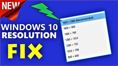 How To Fix Windows 10 Resolution Problem Fit To Screen Best Method