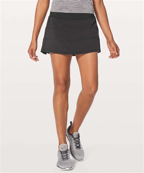 Lululemon Pace Rival Skirt Regular 4 Way Stretch 13 Black First