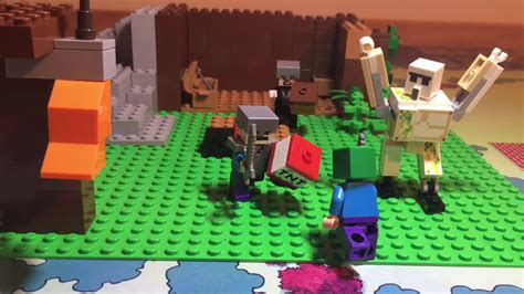 Lego Minecraft Custom Build Bed Wars Island Youtube